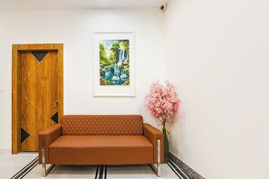 Sitteområde i lobbyen