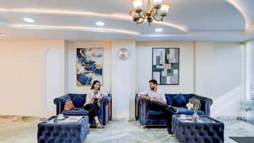 Zona de estar del vestíbulo