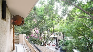 Uitzicht vanaf balkon