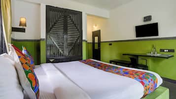 Habitación Deluxe | Sábanas de algodón egipcio, ropa de cama de alta calidad, caja fuerte