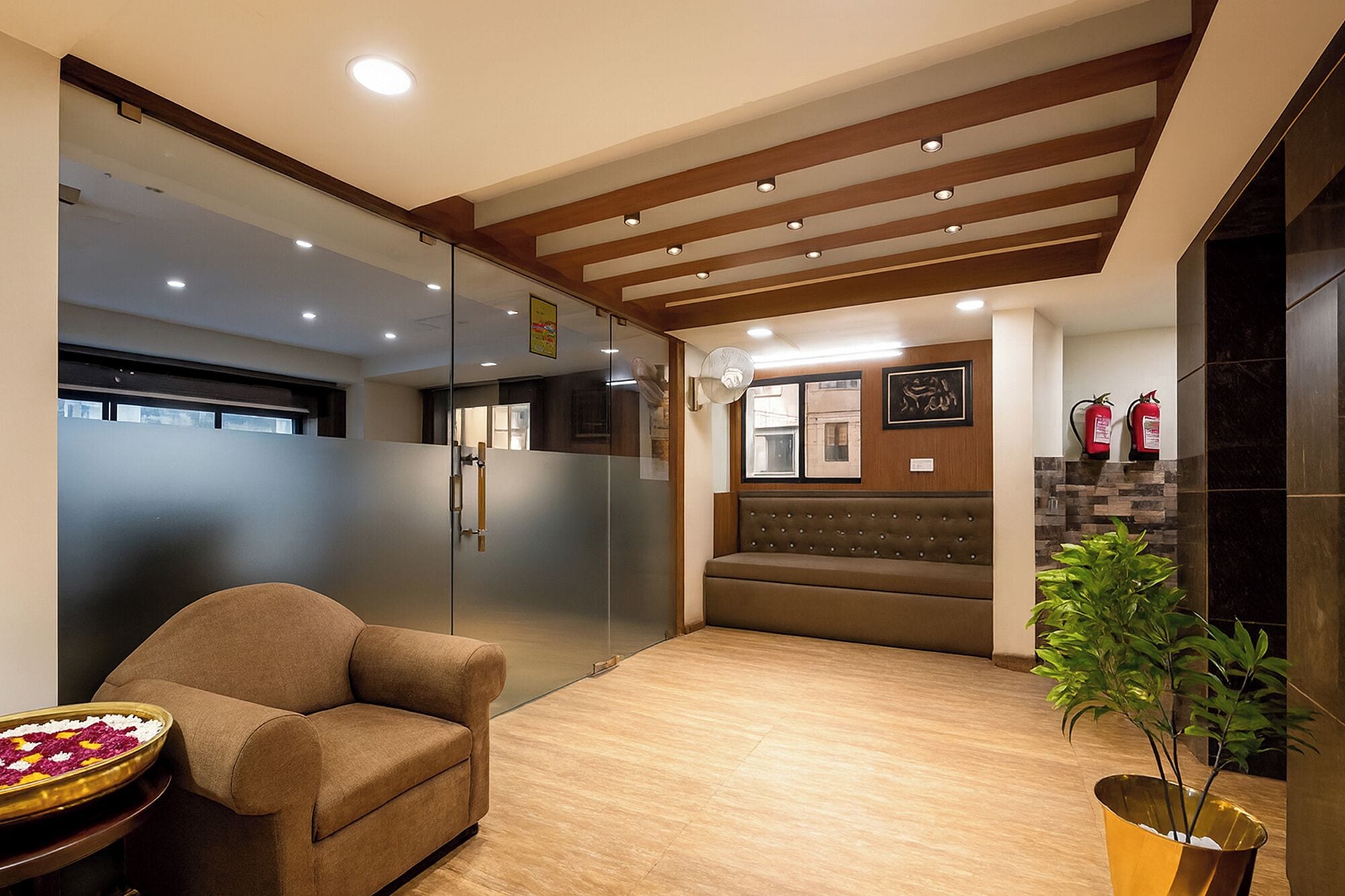 Sala de estar en el lobby