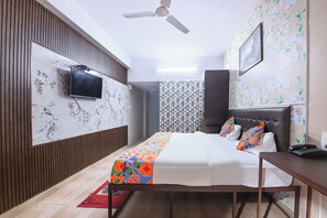 Deluxe-Zimmer | Bettwäsche aus ägyptischer Baumwolle, hochwertige Bettwaren, Zimmersafe