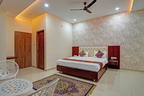 Habitación Deluxe | Sábanas de algodón egipcio, ropa de cama de alta calidad, caja fuerte