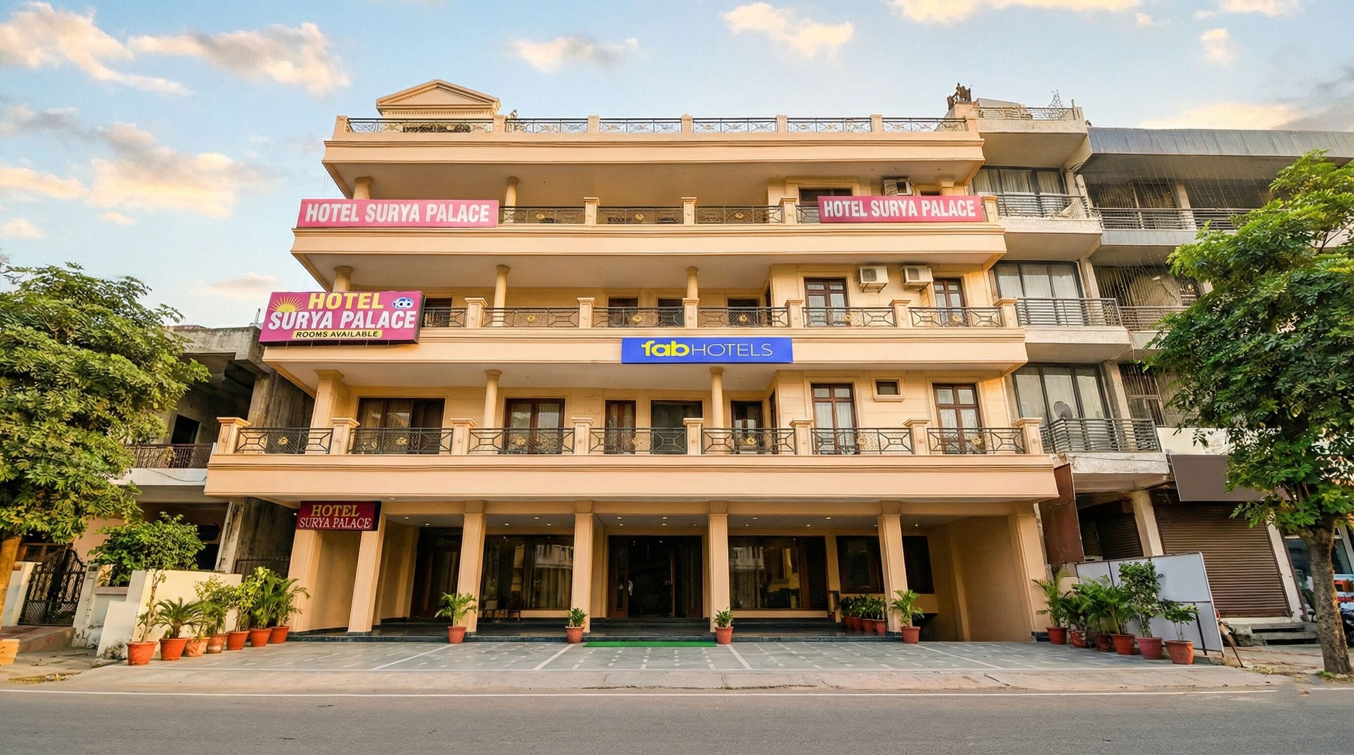 Fachada de la propiedad