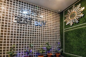 Majoituspaikan sisäänkäynti