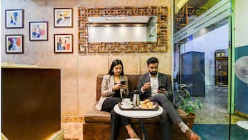 Zona de estar del vestíbulo