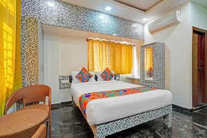 Sengetøy i egyptisk bomull, sengetøy av topp kvalitet og safe på rommet