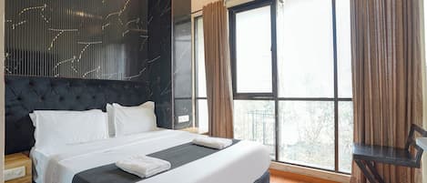 이집트산 면 시트, 고급 침구, 객실 내 금고, 무료 WiFi