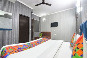 Rom – deluxe | Sengetøy i egyptisk bomull, sengetøy av topp kvalitet og safe på rommet