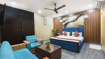 Sengetøy i egyptisk bomull, sengetøy av topp kvalitet og safe på rommet