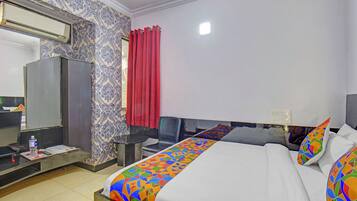 Sengetøy i egyptisk bomull, sengetøy av topp kvalitet og safe på rommet