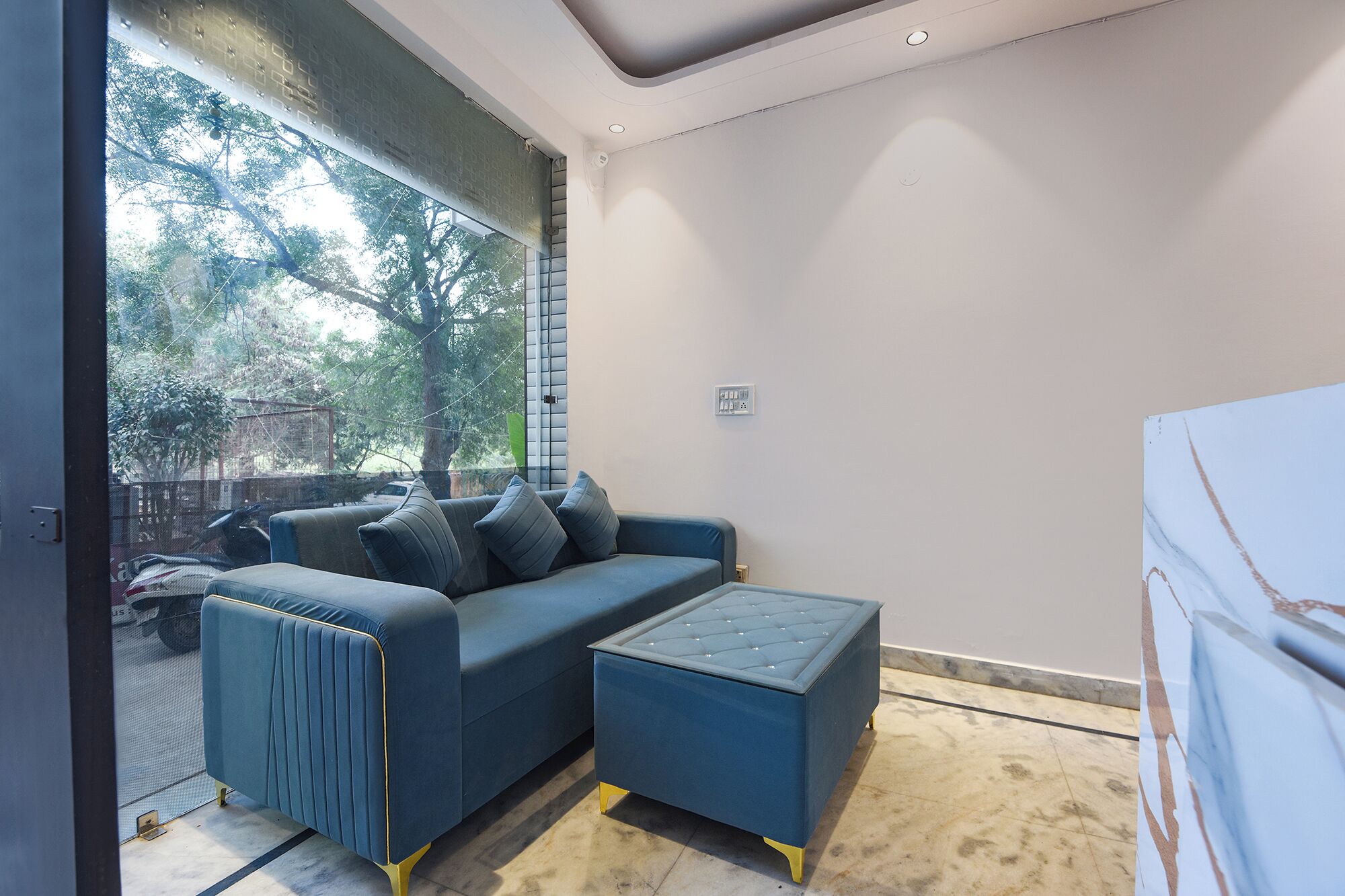 Sitteområde i lobbyen