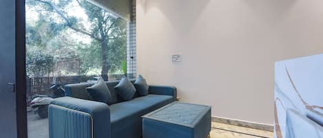 Sitteområde i lobbyen