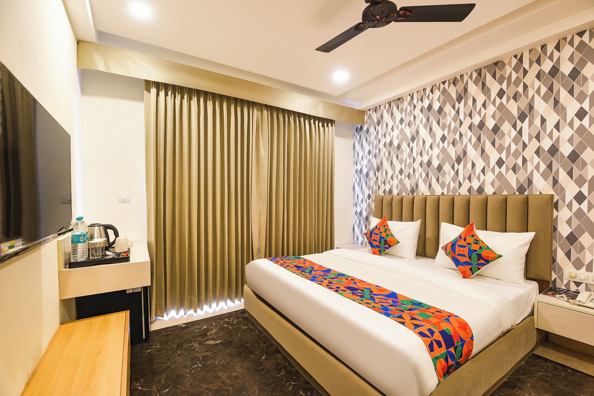 Habitación Deluxe | Sábanas de algodón egipcio y ropa de cama de alta calidad 