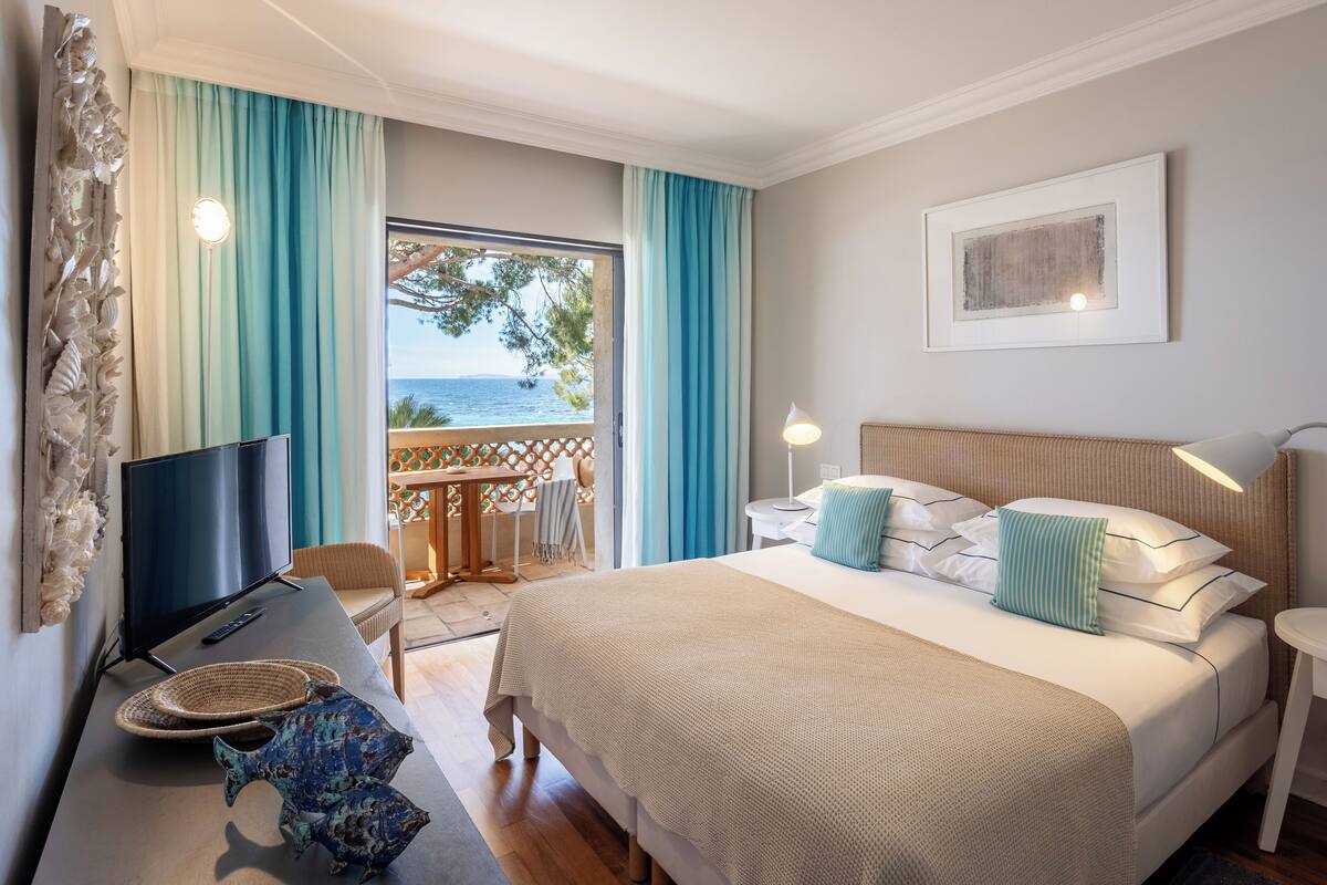 Suite, pemandangan laut | Brankas dan Wi-Fi gratis