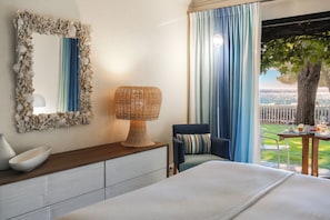 Room, Sea View | Frette Italian sheets, premium bedding, free minibar, in-room safe - Hôtel La Pinède Plage (La Croix-Valmer)
