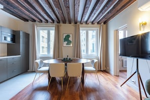 Family Apartment | Living area - Appartements rue des Vertus (Paris)