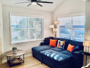 Townhome, Multiple Beds, Balcony (Marina Maison) | Living area - Marina Maison 2bdr Condo (Kemah)