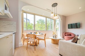 Design Apartment | Living area - Apparements Berthier (Paris)