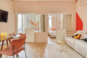 Comfort Apartment | Living area - Appartements avenue Gourgaud (Paris)