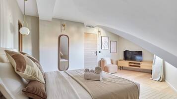 Familien-Maisonette | Bügeleisen/Bügelbrett, kostenloses WLAN