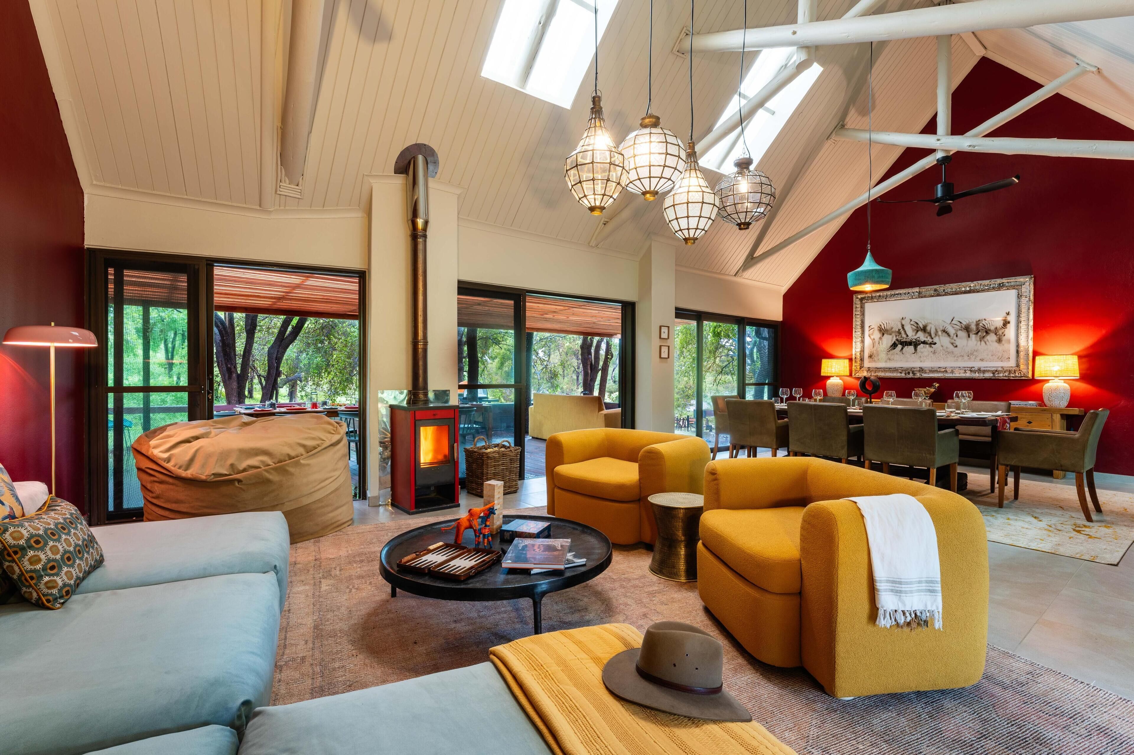 奢华别墅, 公园景观 | 起居区