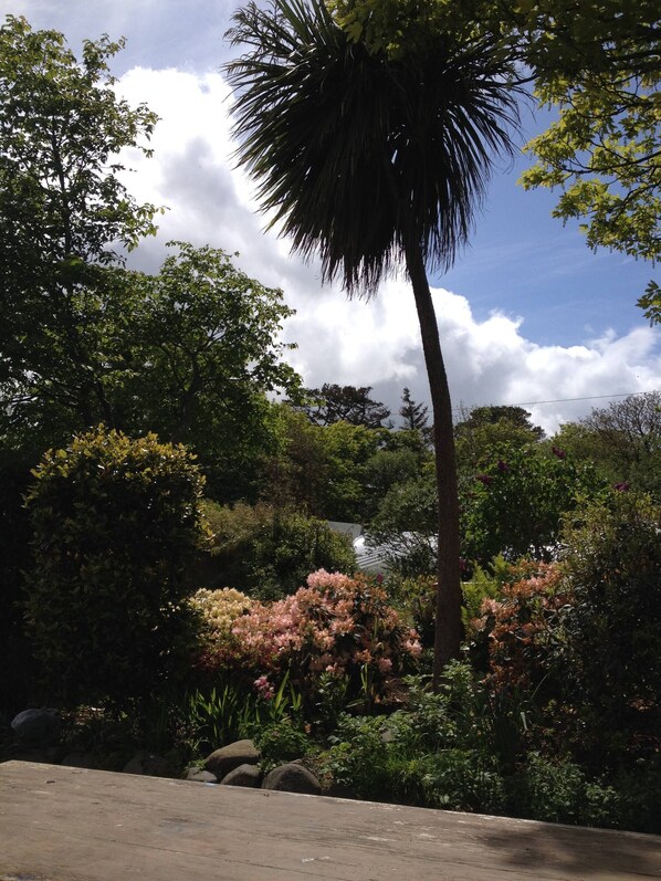 Chalet rustique, plusieurs chambres, fumeur, balcon | Jardin