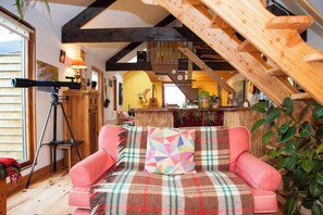 Cabin, Multiple Bedrooms, Smoking, Balcony | Living room | Books - Serene Bantry Bay Cabin Retreat (Bantry)