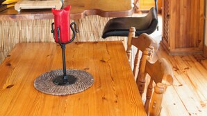 Cabin, Smoking, Balcony | Dining room