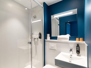 Chambre, 2 lits une place