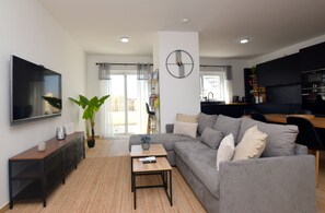 公寓, 3 間臥室, 空調, 城市景觀 | 起居區