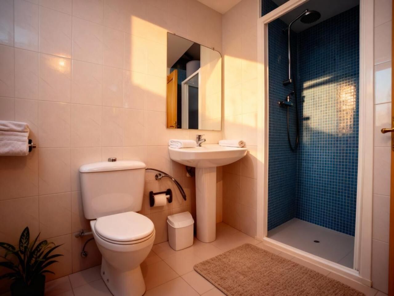 Family Apartment, Smoking | Bathroom