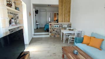 公寓, 海景 | 遮光窗帘、熨斗/熨衣板、免费 WiFi