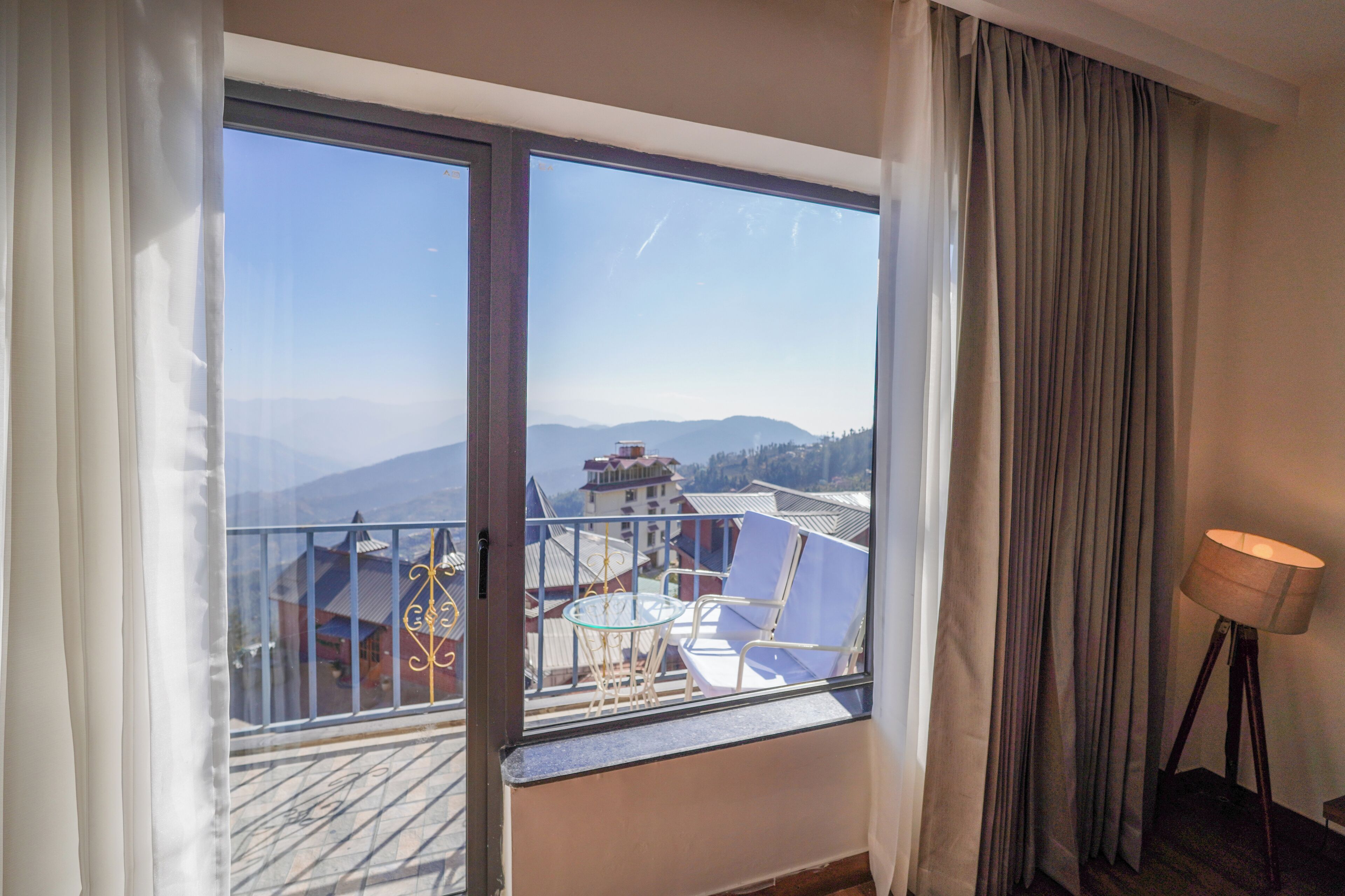 Habitación Deluxe doble, balcón, vistas al jardín | Terraza o patio