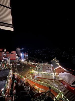 Vista del paisatge des de l'allotjament