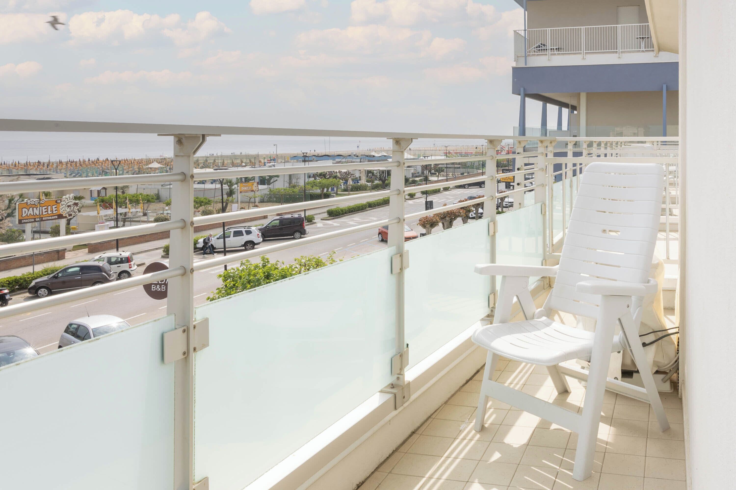 Double Room, Balcony, Sea View | Terrace/patio