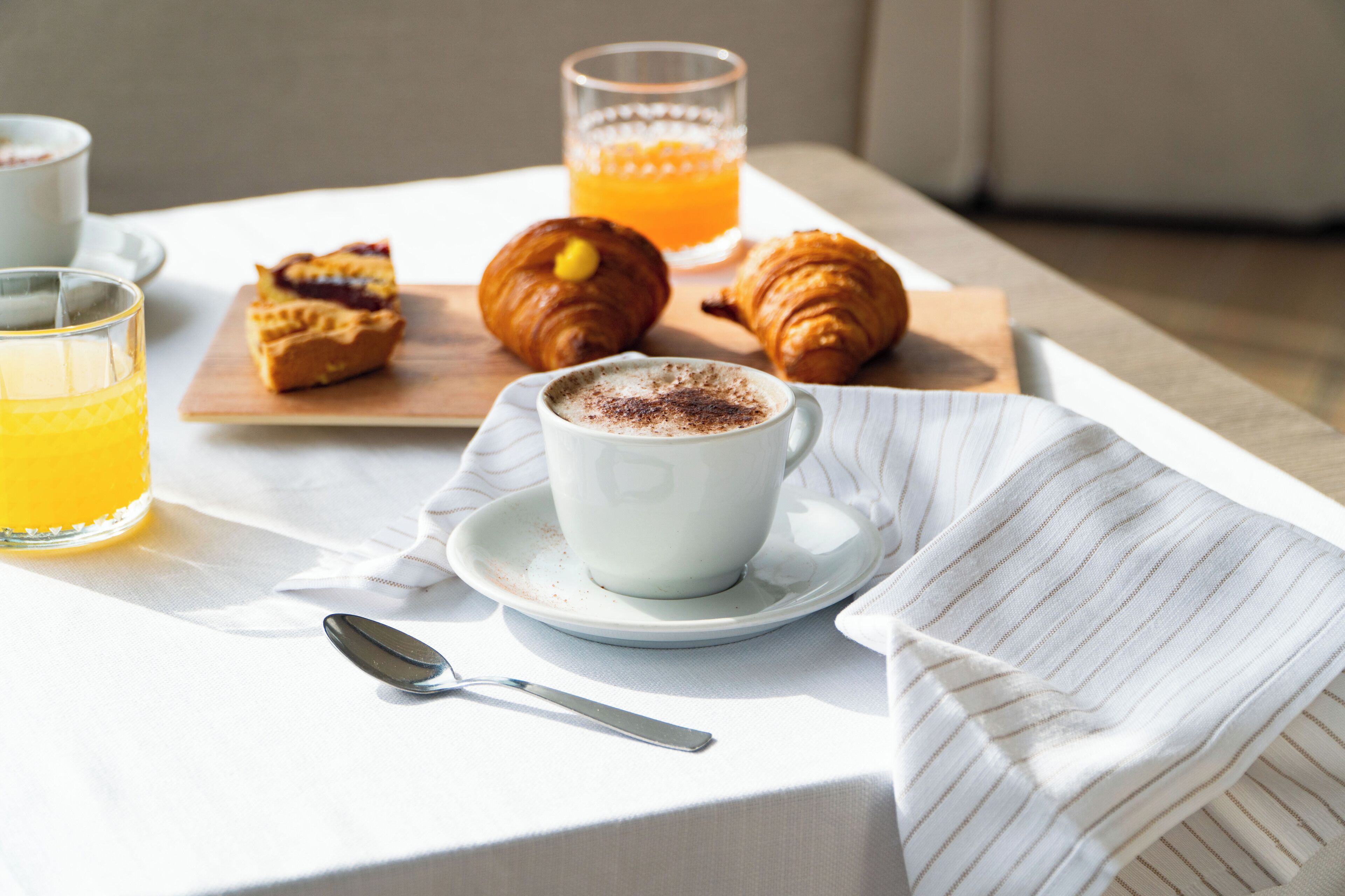 Kontinental frokost er inkludert hver dag