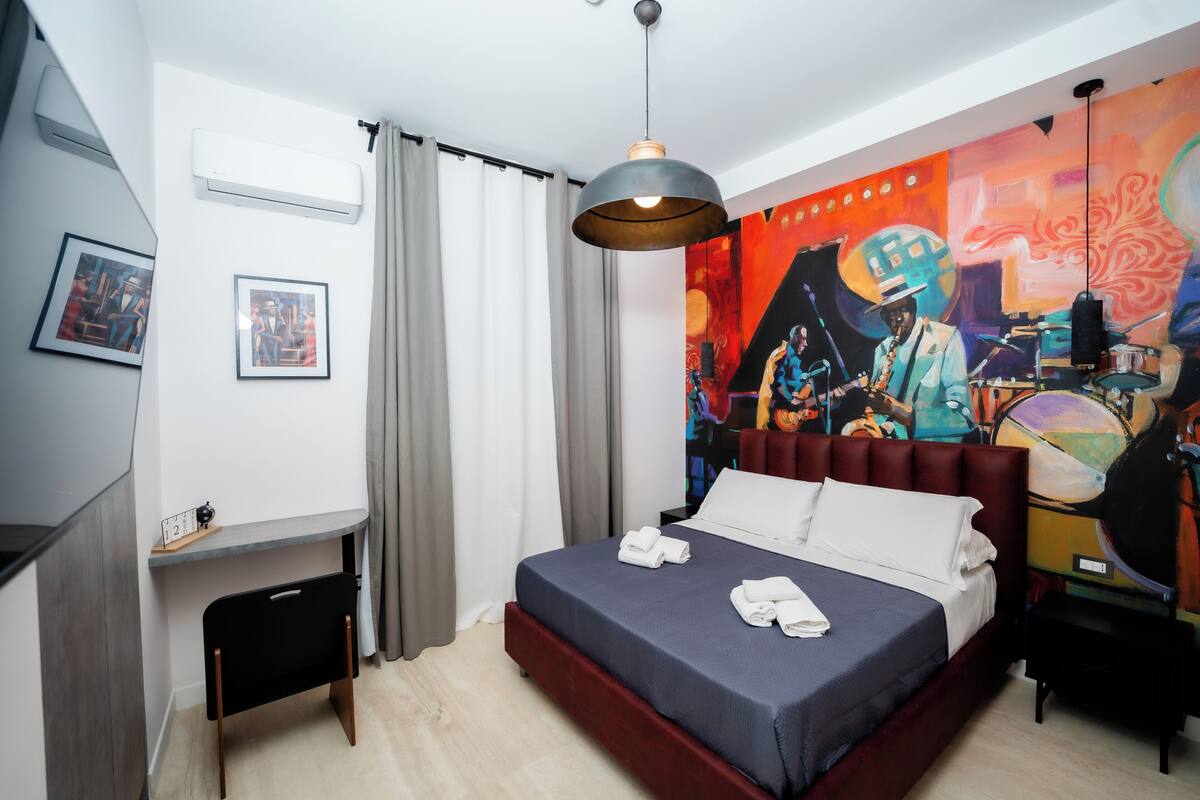 Standard Double Room, Balcony, City View | Frette Italian sheets, premium bedding, down comforters