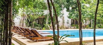 AQUA VIVA garden view, Pool, AC, Beach club