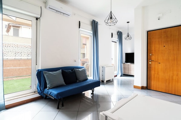 Apartment, 1 Bedroom | Living area | 30-inch TV with satellite channels - Lovely Terrace Apartment by Wonderful Italy (Bari)