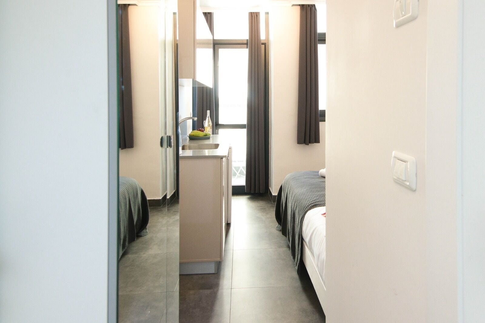 Blackout drapes, soundproofing, iron/ironing board, free WiFi