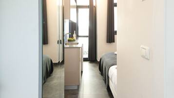 Blackout curtains, soundproofing, iron/ironing board, free WiFi