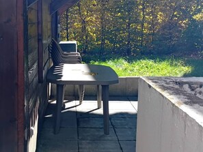 Terrace/patio - Les Gets: 2-room flat, 4-6 pers, station center, garage (Les Gets)