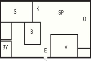 House | Floor plan - 4 Person Holiday Home in Tyreso (Tyreso)