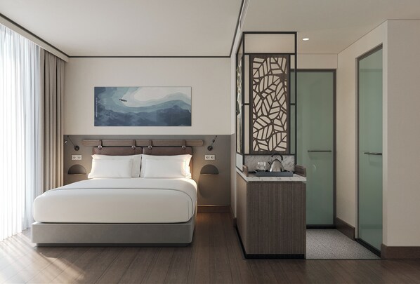 Suite Keluarga, pemandangan kota | Meja kerja dan Wi-Fi gratis