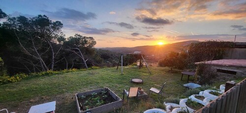 Disconnect in nature, 3 km from the sea.
