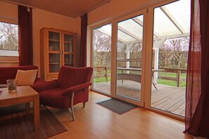 Living room - Ferienhaus Lowenzahn im Muritz-nationalpark (Mirow)