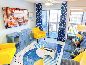 TV - Experience Tilghman Beach & Racquet 362! Second Row, Pools, Tennis, Close to Main Street! (North Myrtle Beach)