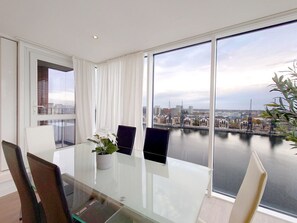 Dining - Luxury Two-Bedroom Apartment with River Views (London)