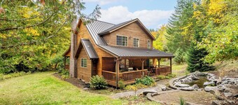 Custom Crafted Forest Retreat with Pond on 5 Acres